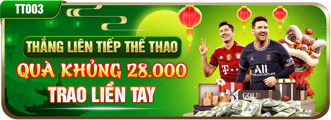 Banner khuyến mãi thể thao hấp dẫn tại RR88 Nổ Hũ